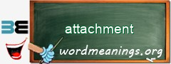 WordMeaning blackboard for attachment